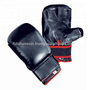 Guantes de boxeo más vendidos para profesionales Guantes deportivos de seguridad MMA Punching o competición Guantes de cuero de Pakistán - Product Image 3