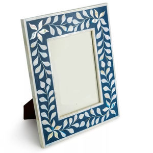 Modern Pearl Inlay <b>Frame</b> Handmade Contemporary <b>Photo</b> Display Luxury Home Decor and Wedding Gift - Product Image 2