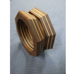 Brazaletes de Madera Hechos a Mano, Ligeros e Impermeables, con Pulido Fino, Joyería Étnica Personalizable para Mujer, para Uso Diario - Product Image 3