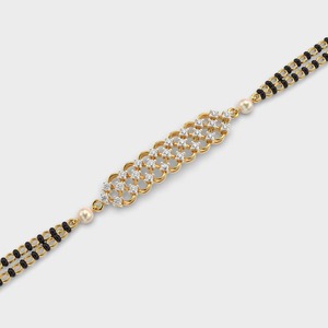 Pulsera para Mujer Aurelia Bloom Mangal Sutra Vintage con Diamantes y Baño de Rodio en Oro Amarillo/Blanco y Oro Rosa de 14 Quilates - Product Image 6