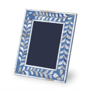 Cadre photo en os blanc naturel et résine, design tendance, pour mariage, amour, souvenirs d'enfance, cadre photo au meilleur prix - Product Image 5