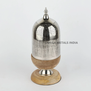 Premium Stainless Steel <b>Oud</b> Burner <b>Bakhoor</b> Holder Luxury Gold Finish Arabic Incense Decor for Home & Majlis - Product Image 2