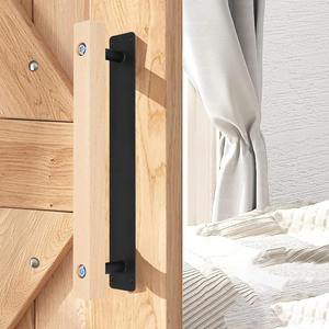 Poignée de porte moderne en bois et métal pour porte principale, chambre à coucher, bureau et design d'intérieur contemporain en provenance d'Inde - Product Image 5