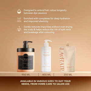 LAvHAIR ChromaCare shampooing colorant protecteur pour cheveux à effet hydratant 900 ml - Product Image 3