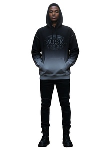 Distressed Oversized Fleece Blank <b>Pullover</b> <b>Men</b> Women Custom Acid Wash Hoodie OEM ODM Low MOQ 500GSM Heavyweight Vintage - Product Image 1