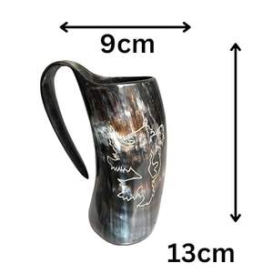 Corne à boire Viking et tasse en corne avec fini poli personnaliser toutes les tailles d'Inde - Product Image 3