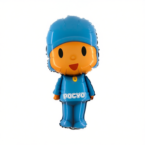 Pallone in lamina metallica Pocoyo 76 cm, decorazione per feste di compleanno per bambini - Product Image 2