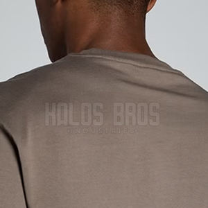 Camiseta extragrande de algodón 100% para hombre, ropa ajustada duradera y cómoda con tejido de punto - Product Image 4