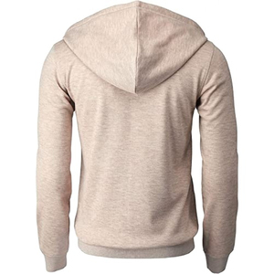 เสื้อฮู้ดมีซิปสำหรับผู้ชายเสื้อฮู้ดผ้าฝ้าย100% สีทึบซักได้บ็อกซี่แอซิดแอซิดกันแดดกำหนดได้เอง - Product Image 5