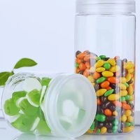 Meilleur prix, pots de conservation alimentaire en plastique certifiés ISO 9001, OEM ODM, contenants de stockage transparents, pots à biscuits, couleur personnalisée