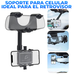 Supporto Universale per Telefono Auto Girevole a 360° e Regolabile, Retrattile, Realizzato in Plastica Resistente - Product Image 6