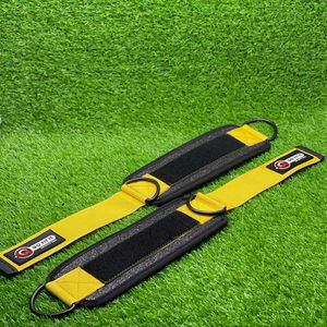 Sangle de cheville unisexe en néoprène respirant antidérapante avec anneau en D réglable pour la musculation en salle de sport et les machines à câbles - Product Image 1