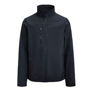 Chaqueta Softshell Personalizable para Hombre, MOQ Bajo, Cuello Alto, Cremallera Completa, Cortavientos, Multibolsillos, Chaquetas Softshell al por Mayor - Product Image 5