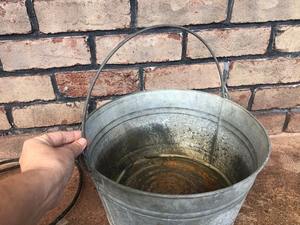 Bañera eléctrica Vintage galvanizada, cubo de agua eléctrico, con elemento de calefacción, grande, de Metal, con mango - Product Image 5