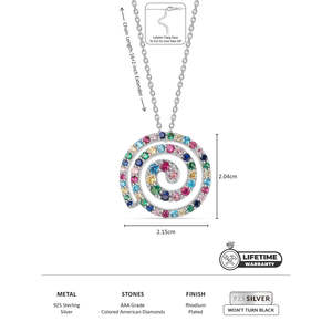 Pendentif vintage tendance en forme d'amour pour femme en laiton plaqué or rhodium avec diamant perle chaîne bijoux pour amoureux - Product Image 2