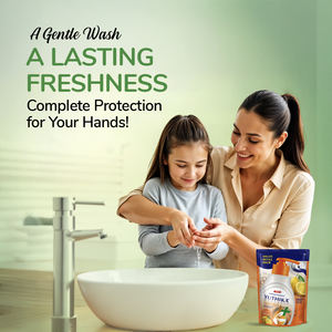Yuthika Naturals <b>Hand</b> <b>Wash</b> 180ml Lemon - 100% Natural Extracts, pH Balanced - Product Image 4