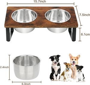 Recién llegado, comederos para mascotas, comederos de madera para mascotas, suministros de productos para mascotas personalizados OEM, compra a un precio razonable - Product Image 5