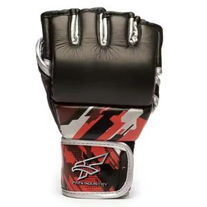 Gants de combat en cuir véritable personnalisables en gros pour MMA et Muay Thai pour l'entraînement des arts martiaux et de la boxe. - Product Image 4