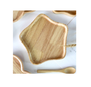 Bandeja de Madera en Forma de Estrella, el Mejor Regalo, Ideal para Manualidades, Portavelas, Fiestas Navideñas, Bandeja de Madera - Product Image 4