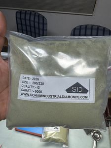 Poudre de diamant synthétique vert RVD haute résistance Soham, grains 50 à 400 mesh, qualité industrielle, abrasif pour sablage et meulage - Product Image 4
