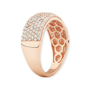 แหวนแต่งงานสีทองคำขาว14K แหวนหมั้นประดับเพชรธรรมชาติได้รับการรับรองจากร้าน IGI ของขวัญเครื่องประดับสไตล์คลาสสิก - Product Image 2