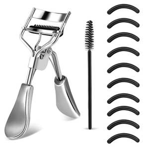 Ensemble d'appliqueurs pour recourbe-cils avec logo personnalisé, recourbe-cils en acier inoxydable coloré - Product Image 1