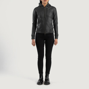 Premium Quality Low Price Female <b>Winter</b> <b>Leather</b> <b>Jackets</b> Zipper up Warm <b>Winter</b> Outwear Fashion Hooded Women <b>Jackets</b> - Product Image 6