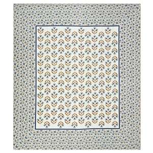 <b>King</b> <b>Size</b> Pure Cotton Hand Block Print Bedsheet Design 36-Disposable Fitted Bed Sheet for Hospital Use Queen Twin Available - Product Image 5