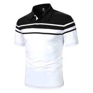 Polo Casual Wear Men Polos Venta caliente Nuevo diseño Logotipo personalizado Color sólido Transpirable Polos para hombres Transpirable - Product Image 2