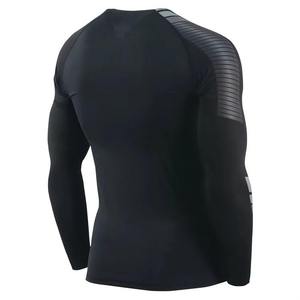 Custom Running Tee Fitness Sports Gym Wear Compression <b>Mens</b> O Neck T-Shirt Compression Shirt For Cycling - Product Image 3