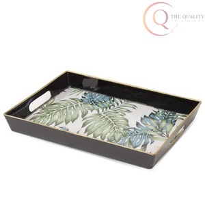 Elegante Bandeja de Servir de Madera con Asas Resistentes, Diseñada para Servir Bebidas, Aperitivos y Desayunos - Product Image 6