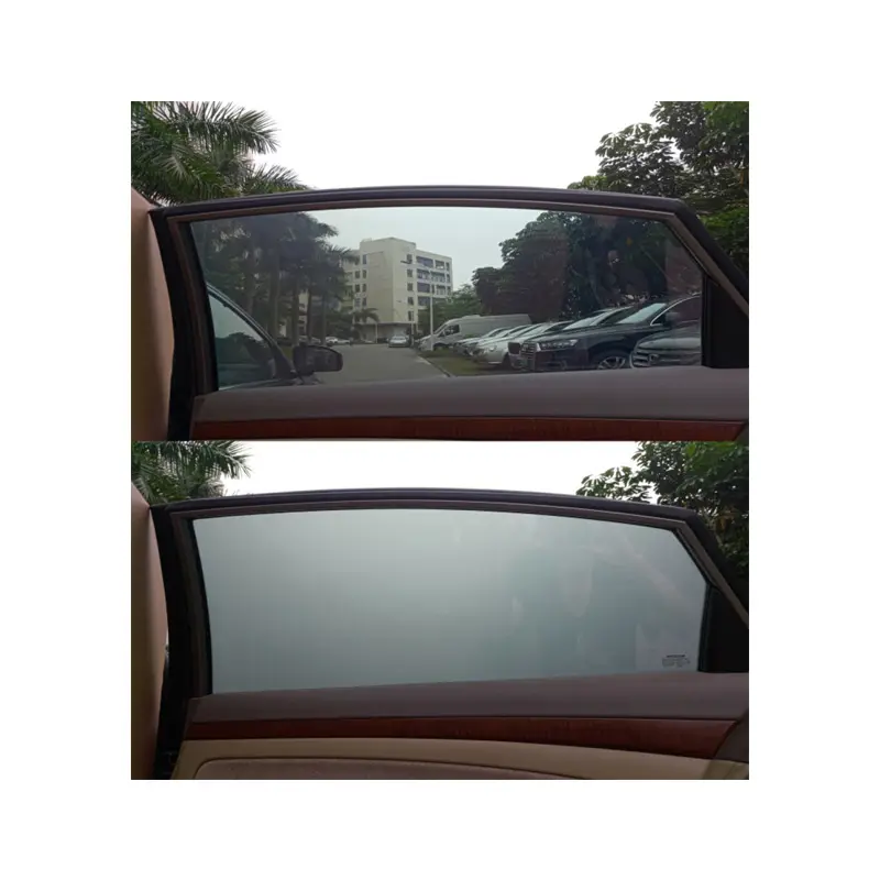 Película de vidrio de privacidad autoadhesiva pldc película de ventana inteligente privacidad eléctrica con coche remoto obtener