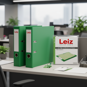 Leitz <b>Divider</b> Sheets A4 230g Cardboard Green 100 Pack-File <b>Folder</b> Accessories - Product Image 3