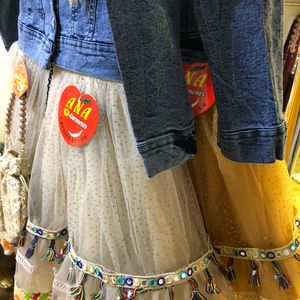 Koti – robe en jean spécial gheri avec sac, couleur violet et gris, noir et gris, robes de fête fantaisie pour bébé fille - Product Image 6