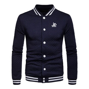 Chaqueta universitaria para hombre con mangas de cuero pu chaquetas de invierno y otoño para hombre parche bordado logo listo para enviar o diseño personalizado - Product Image 1