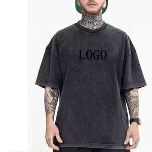 เสื้อยืดวินเทจสำหรับผู้ชายเสื้อโอเวอร์ไซส์230กรัมผ้าคอตตอนสี100% ออกแบบได้ตามที่ต้องการ - Product Image 1