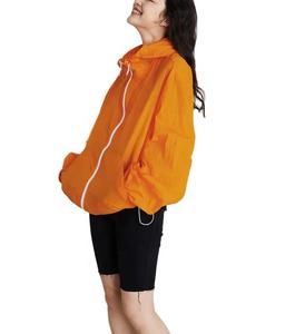 Vente en gros de vêtements de sport personnalisés 100% nylon avec fermeture éclair pour sport, gym, fitness, femmes, vestes coupe-vent en nylon à vendre - Product Image 4