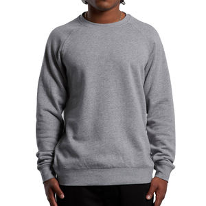 Sweat-shirt à col rond uni en gros pour la saison hivernale, 100% coton, de haute qualité, surdimensionné, pour hommes - Product Image 4