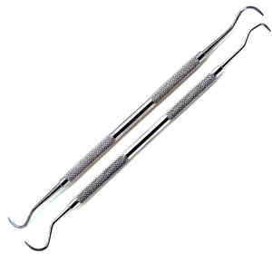 DMD Instrumentos dentales manuales de grado profesional Sondas de escalador de acero inoxidable y tapones de conducto radicular - Product Image 1