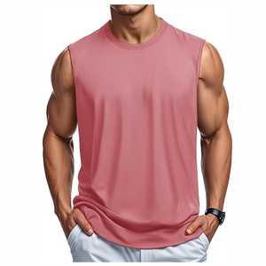 Débardeur imprimé d'été pour hommes de style vintage Singlet respirant avec manches coupées Streetwear en tissu doux - Product Image 1