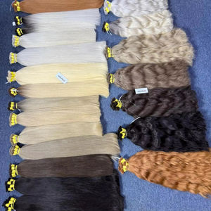 Extensions de cheveux humains bruts vietnamiens en vrac de 50 kg, tendance du moment, fabrication, 60 cm, prix de gros premium - Product Image 1