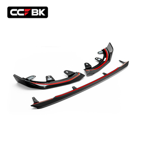 Para <span class=keywords><strong>BMW</strong></span> G42 M Sport 218i 220i <span class=keywords><strong>220d</strong></span> 230i 240i 2021-2026, alerón delantero de fibra de carbono seca estilo MP, divisor de labio inferior 51195A34859 - Product Image 4