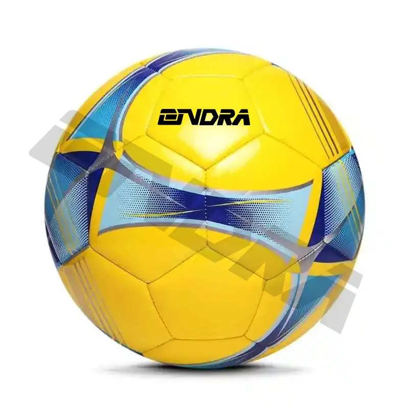 Yeni tasarım profesyonel dayanıklı renkli çift toptan eğitim özelleştirilmiş futbol topu futbol düşük fiyat