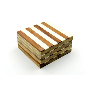 Modern Acacia Epoxy <b>Coasters</b> <b>Set</b> of 4 <b>with</b> <b>Holder</b> Premium Home Drink <b>Coaster</b> <b>Set</b> for Best Wholesale Price - Product Image 1