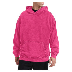 Sudaderas con Capucha Estilo Vintage Lavado Ácido, Precio de Mayoreo 2026, Mangas Largas, Logotipo Personalizable, Modernas, Suaves y Cómodas - Product Image 1