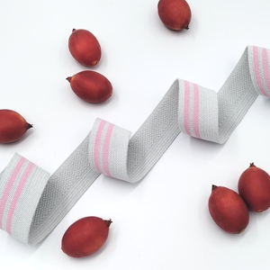 High Quality Picot Elastic for Underwear Sports Fashion Wide Webbing Silicone Printed for <b>Pants</b> <b>Boxer</b> Clothing Wigs Bags Low MOQ - Product Image 1