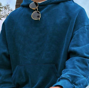 เสื้อฮู้ดผ้าคอตตอนผสมสีพื้นสำหรับผู้ชายเสื้อมีฮู้ดสำหรับฤดูหนาวผ้าฝรั่งเศสผ้าเทอร์รี่พิมพ์โลโก้ตามสั่ง - Product Image 6