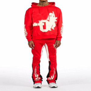 Ensemble de survêtement de jogging pour homme, vêtements de sport athlétiques, ensemble d'entraînement, confortable, pour la salle de sport, la course à pied, le fitness, tenue décontractée, tenue quotidienne - Product Image 1