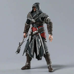 Nouvelle figurine articulée Ezio d'Assassin's Creed, modèle de jouet militaire personnalisé avec design OEM pour emballage décoratif en boîte - Product Image 3