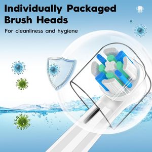24h Enamel Protect Round Replacement <b>Toothbrush</b> <b>Heads</b> Generic for Oral Bs Electric Refills Wholesale OEM Factory - Product Image 2